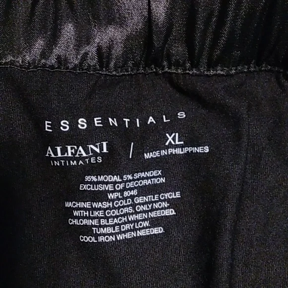 NWT Women's Alfani Intimates Essentials Pajama Pant - Picture 6 of 6